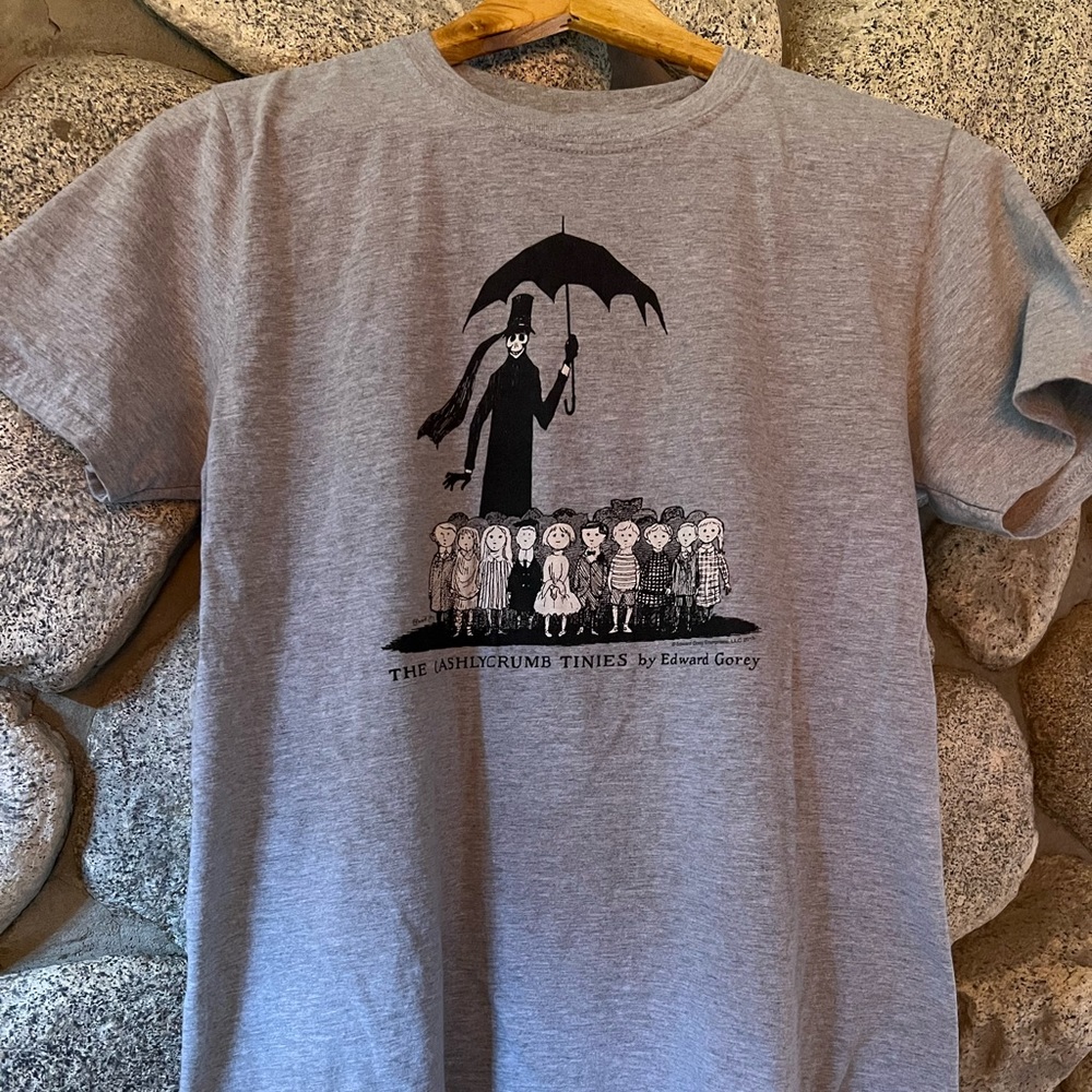The Gashlycrumb Tinies Edward Gorey Unisex T-Shirt Medium Heather Gray